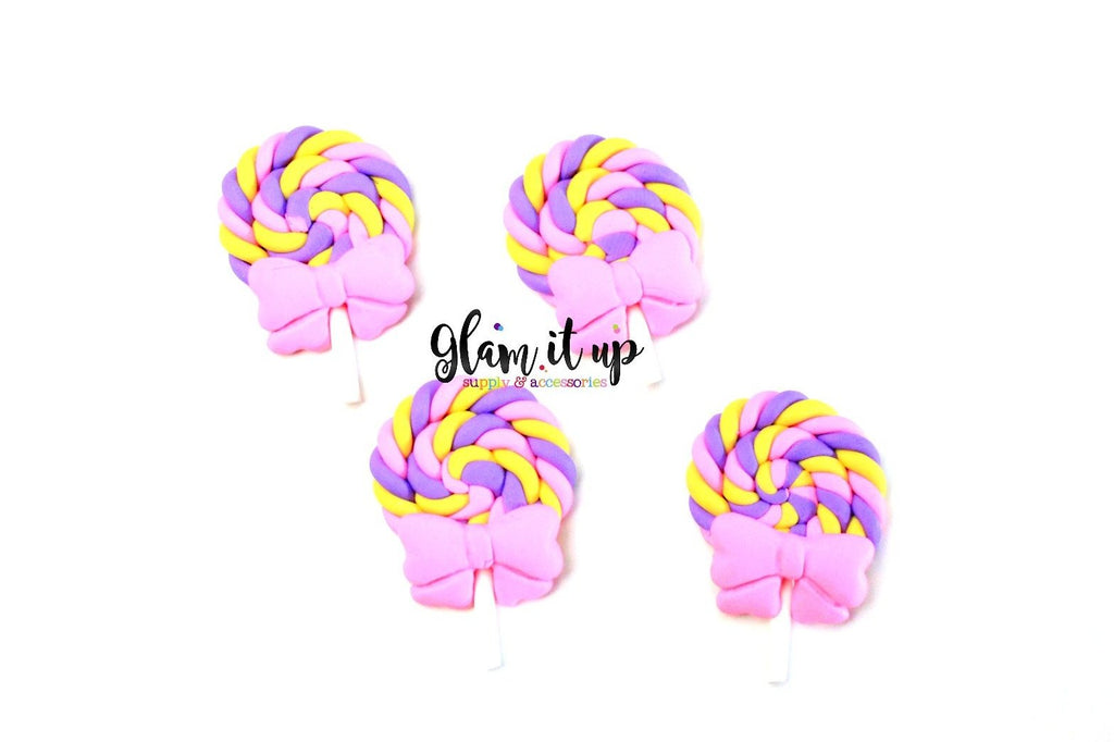 Lollipop Bow Center - Candy Bow Center