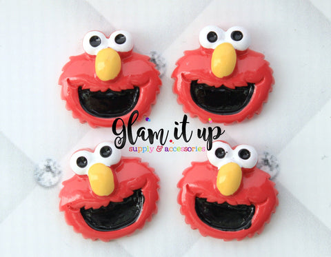 Elmo Hair Bow Center
