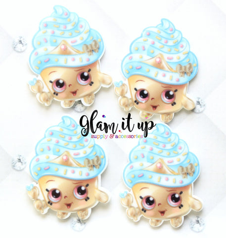 Shopkin Gold Bow Center - Cupcake Queen