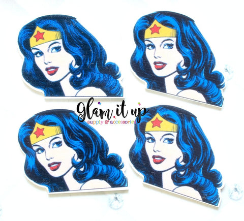 Wonder Woman Hair Bow Center