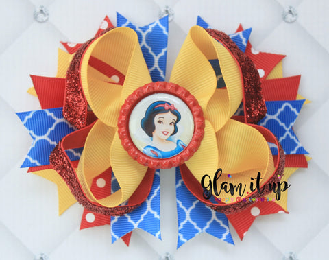 Snow White Hair Bow