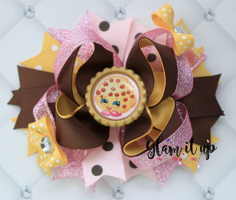 Shopkins Kooky Cookie Hair Bow