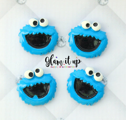 Cookie Monster Bow Center