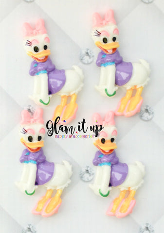Daisy Duck Hair Bow Center