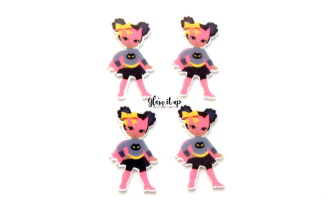 Super Hero Girl Bow Center