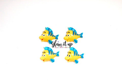 Flounder Hair Bow Center