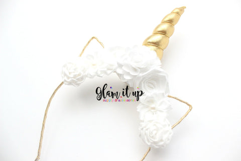 Unicorn Headband - White