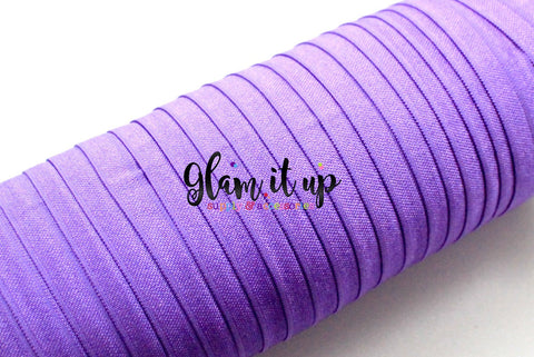 Purple 5/8" FOE - Fold Over Elastic