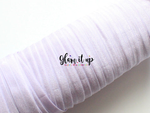 Lavender 5/8" FOE - Fold Over Elastic