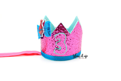 Troll Birthday Crown - Birthday Hat