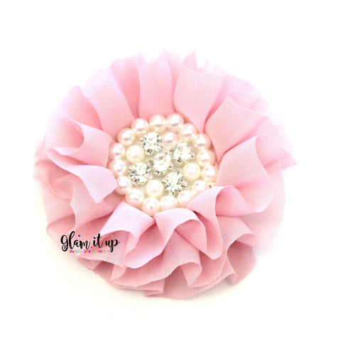 Chiffon Dusty Rose Flower