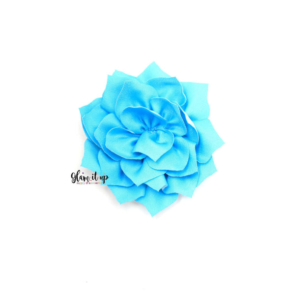 Lotus Turquoise 3" Flower