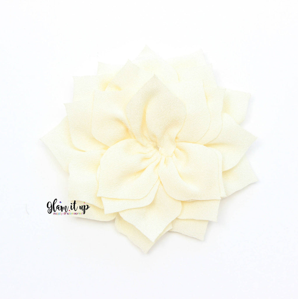 Lotus Ivory 3" Flower