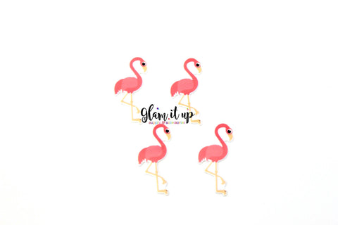 Flamingo Hair Bow Center