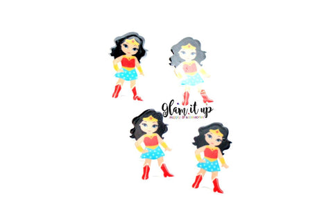 Wonder Woman Bow Center- wonder woman resin